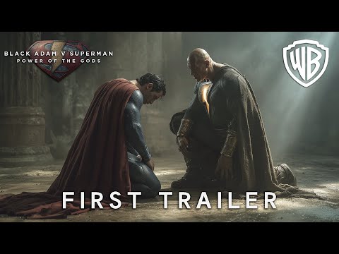 Black Adam V Superman: POWER OF THE GODS - First Trailer | Dwayne Johnson, Henry Cavill