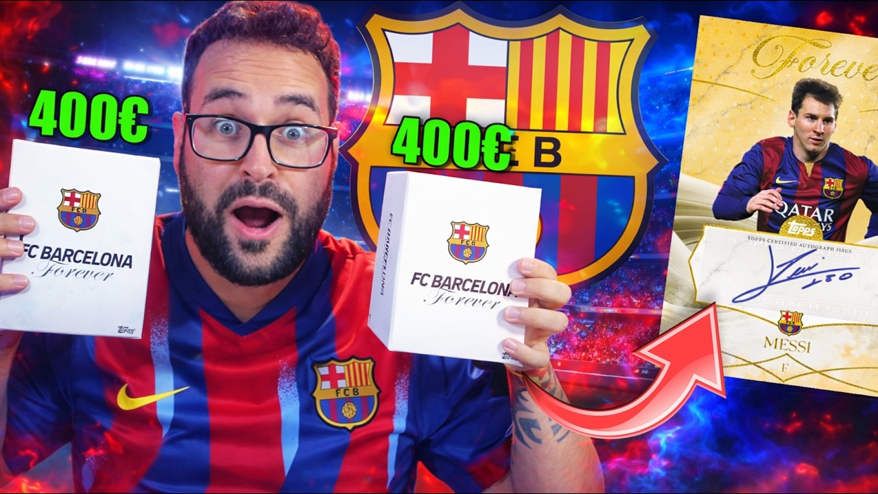 😱 GASTÉ 800€ EN 2 CAJAS DEL BARÇA… ¡Y SALIERON 3 AUTÓGRAFOS! ✍️