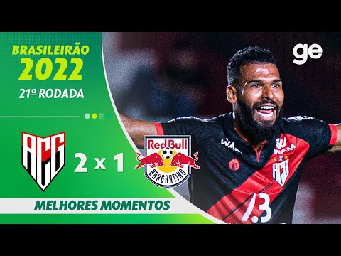 Gols e lances de Atlético-GO x Red Bull Bragantino