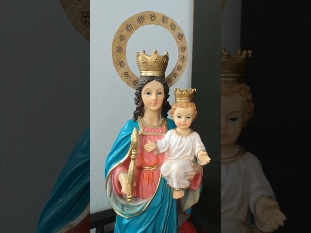 Vídeo relacionado con Inmaculada Romero IR Virgen María Auxiliadora Figura 30 cm. Escultura Protectora de Las dificultades