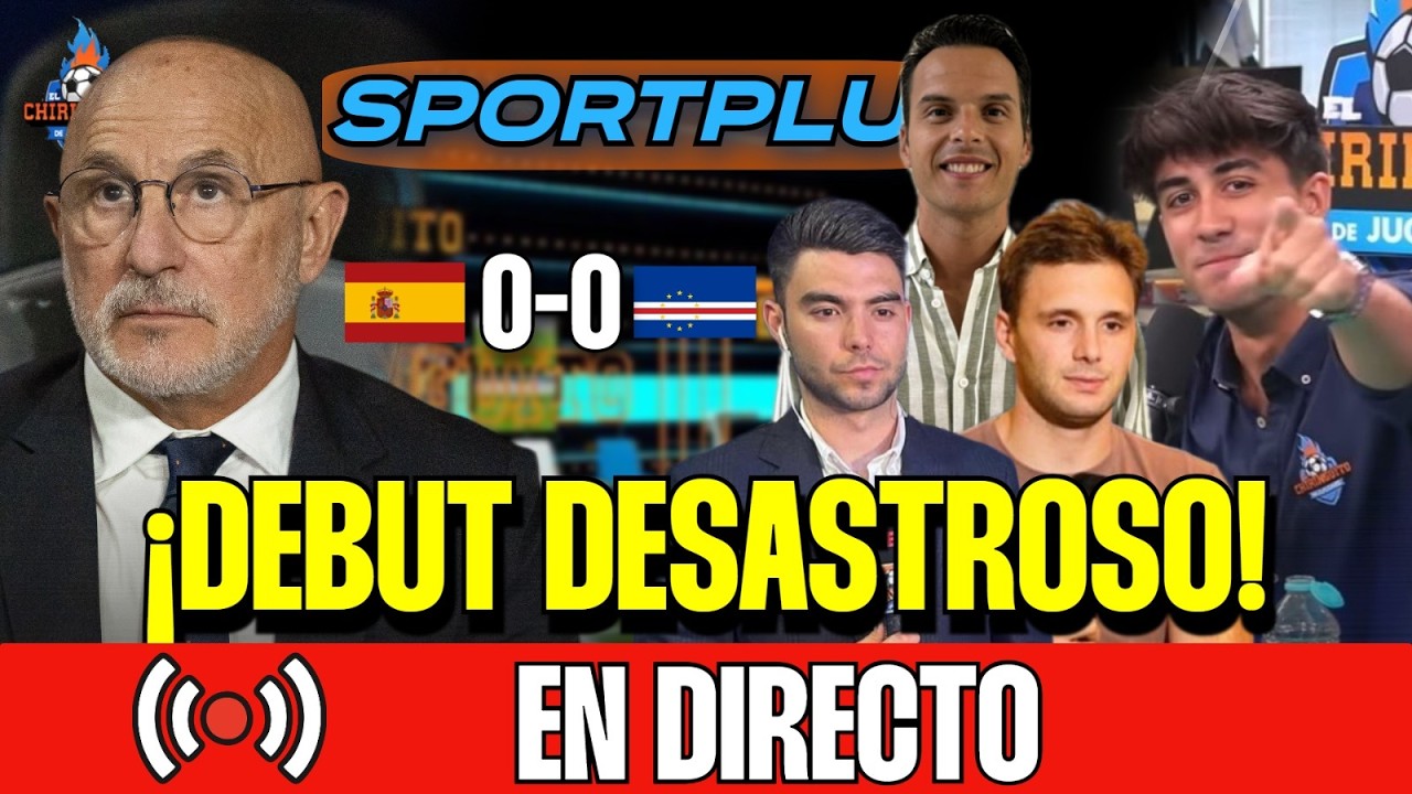 ❌ ¡DEBUT DESASTROSO EN EL MUNDIAL! | ESPAÑA 0-0 CABO VERDE | Sportplus
