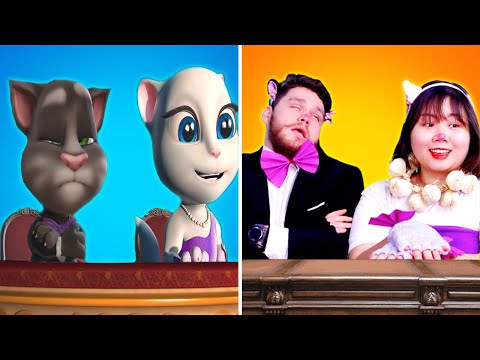 TALKING TOM WITH ZERO BUDGET - Talking Tom Funny Animation PARODY | Talking Tom in Real Life