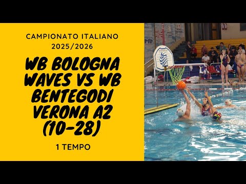 Bologna Waves VS Bentegodi Verona A2 (10-28) - 1 Tempo - Campionato Italiano Waterbasket 2025/2026