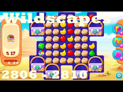 Wildscapes Level 2806 - 2810 HD Walkthrough | 3 - match game | gameplay | android | ios | pc | app