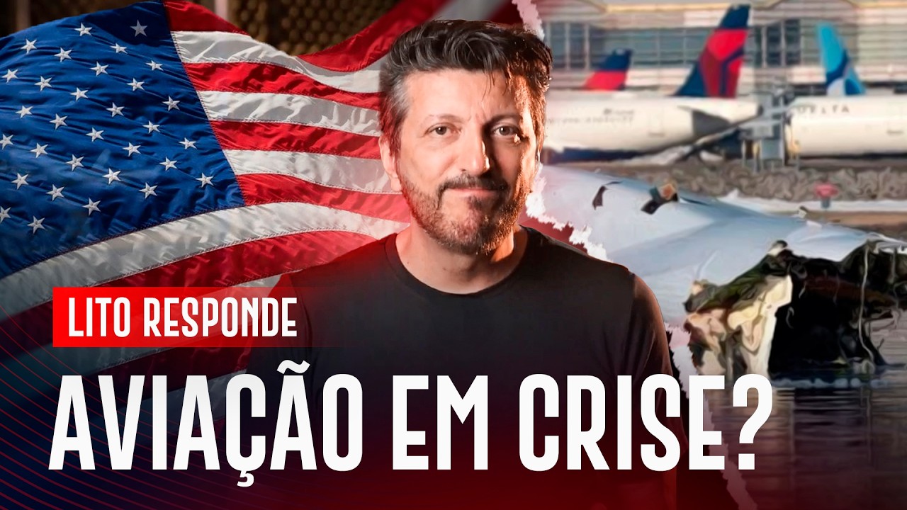 Câmeras nos aviões? Campos magnéticos? Crise na aviação? #LitoResponde | EP. 1308
