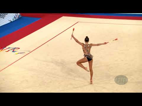 MURASHKO Polina (EST) - 2019 Rhythmic Junior Worlds, Moscow (RUS) - Qualifications Clubs