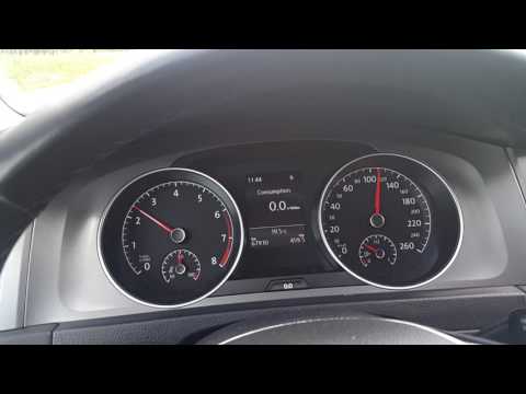 WOLSVAGEN GOLF 7 1.4 бензин 120 km/h ⛽Расход топлива