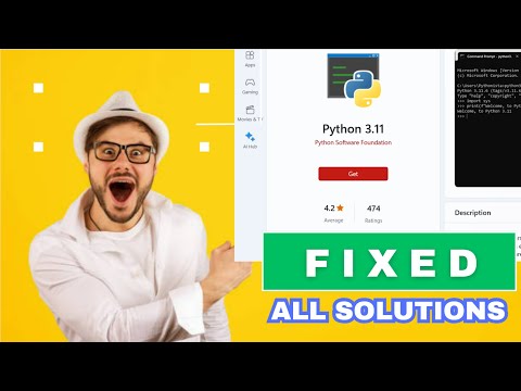 Python Command Opens Microsoft Store Fixed