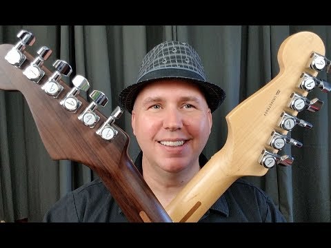 I Compare Strat's With Solid Rosewood & Solid Maple Necks