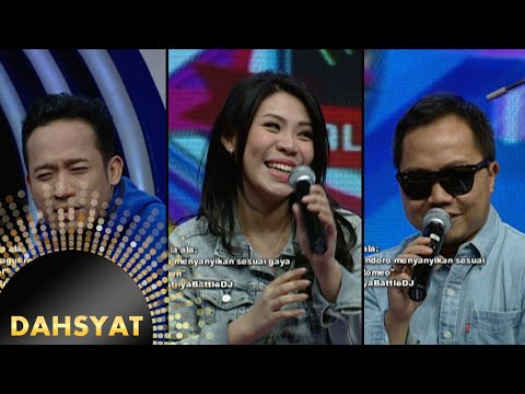 Gaya Sandhy Sandoro, Clarissa & Denny nyanyi ala ala [Dahsyat] [24 Nov 2015]