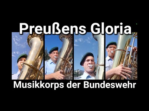Preußens Gloria - Musikkorps der Bundeswehr -Tuba Register beim Platzkonzert in Berlin – Marschmusik