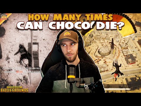 How Many Times Can chocoTaco Die? ft. Quest, Reid, & HollywoodBob - PUBG Squads Miramar Gameplay