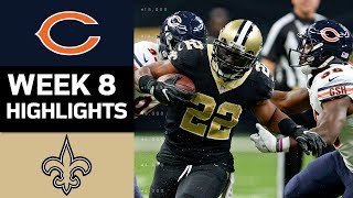 Bears vs. Saints | NFL Week 8 Game Highlights