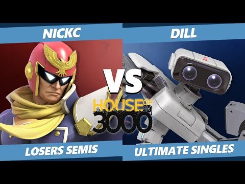 Smash Ultimate Tournament - NickC (Captain Falcon) Vs. Dill (ROB) SSBU Xeno 155 Losers Semis
