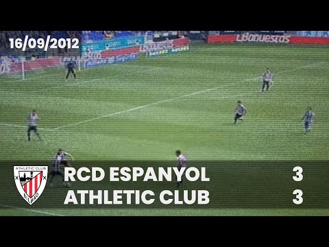 ⚽️ [Liga 12/13] J4 I RCD Espanyol 3 - Athletic Club 3 | LABURPENA