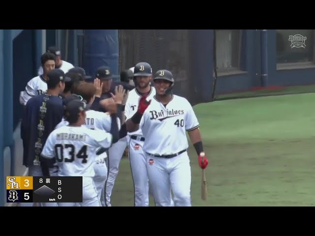 【ファーム】バファローズ・セデーニョ センターへの今季ファーム第2号逆転3ランホームラン!!  2024年6月9日 オリックス・バファローズ 対 福岡ソフトバンクホークス
