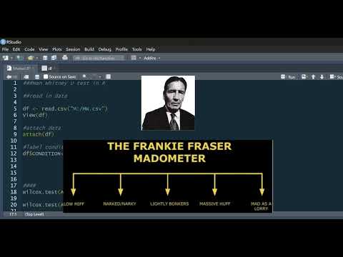 R Tutorial: Mann-Whitney test