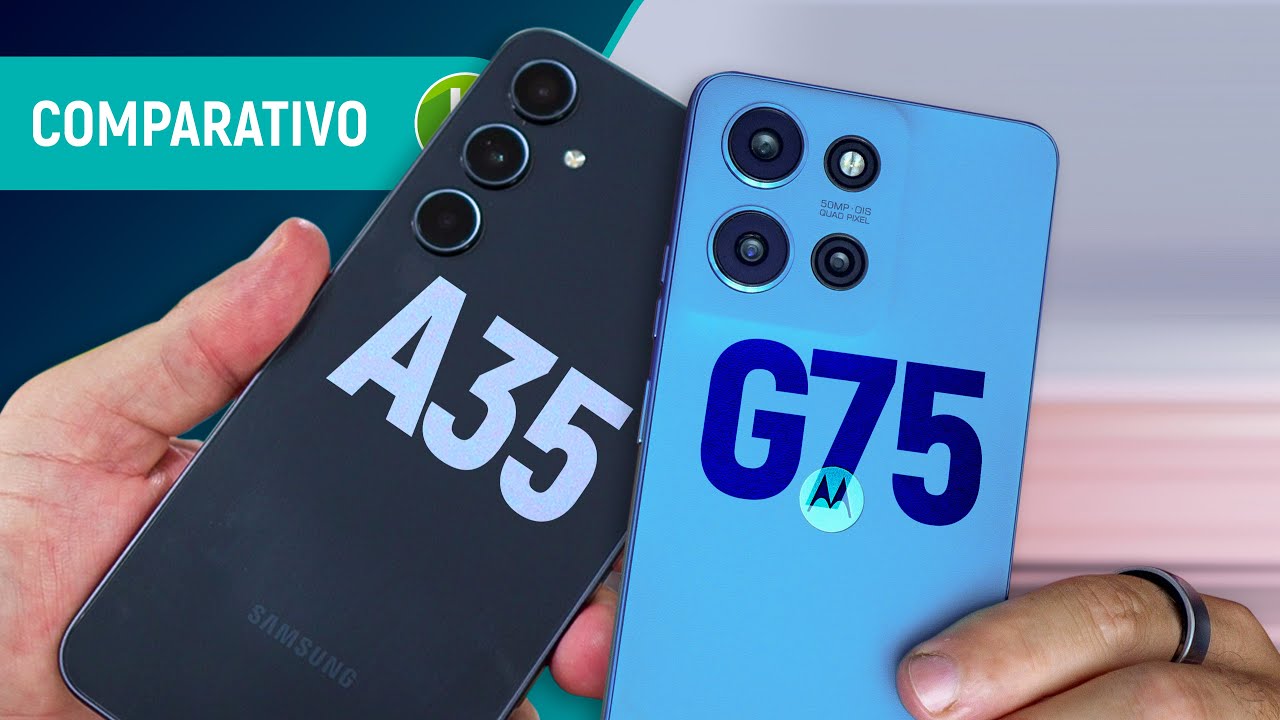 MOTO G75 vs GALAXY A35: qual é a sua PRIORIDADE em um CELULAR INTERMEDIÁRIO? | Comparativo