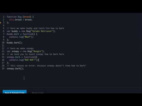 Javascript Objects 2 You Down With Oop Codecademy