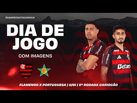 🔴 AO VIVO: FLAMENGO x PORTUGUESA-RJ | COM IMAGENS PARA FORA DO BRASIL | CARIOCÃO (11/01/26)