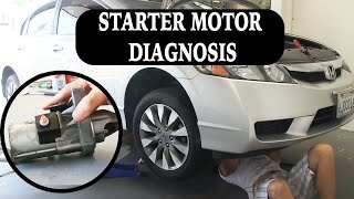 Car Won't Start How To Diagnosis a Starter Motor and Battery on a Honda Civic 2009 8th Generation