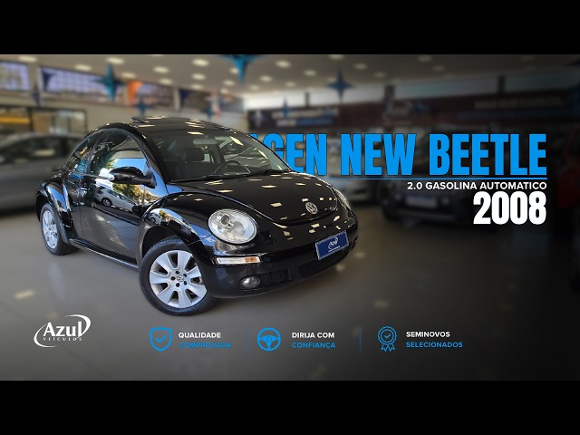 Vídeo VOLKSWAGEN NEW BEETLE 2.0 MI 8V GASOLINA 2P AUTOMATICO