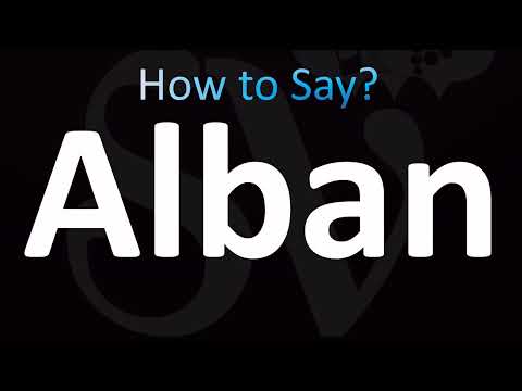 How to Pronounce Alban (CORRECTLY!)