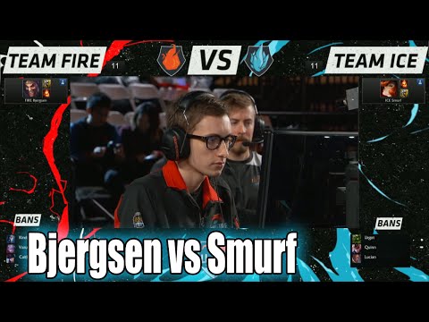 Bjergsen Draven vs Smurf Miss Fortune | 1v1 1st Round All-Stars Los Angeles 2015 | NA vs Russia