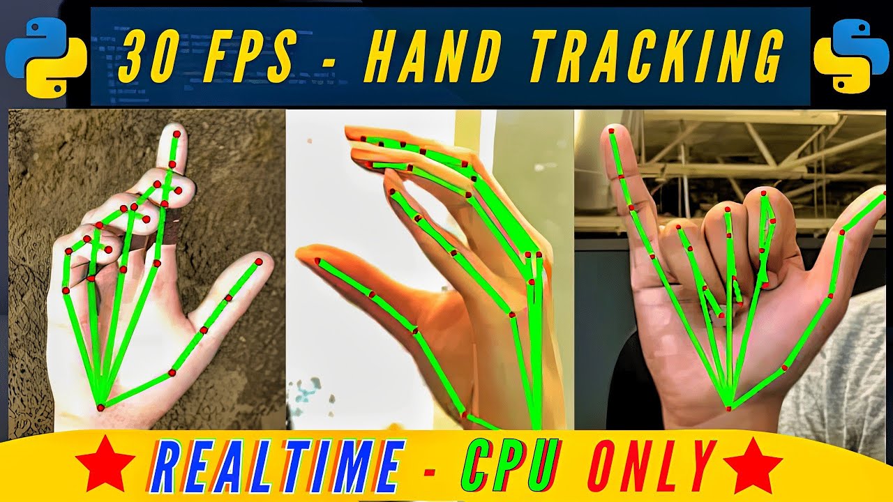 Hand Tracking 30 FPS using CPU | OpenCV Python (2021) | Computer Vision | Python tutorial in Hindi