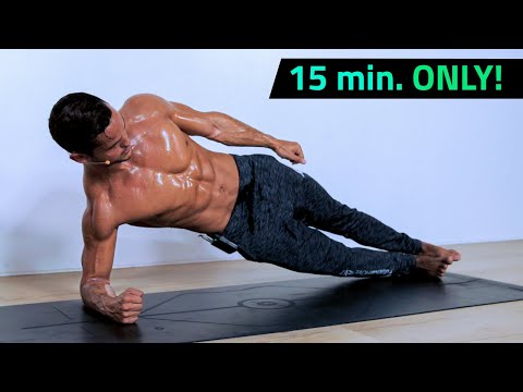 15 Minute KILLER Core Workout at Home (All Levels)