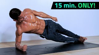 15 Minute KILLER Core Workout at Home (All Levels)