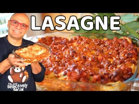 LASAGNE ALLA BOLOGNESE DELLE FESTE ricetta delle lasagne alla bolognese pasta verde