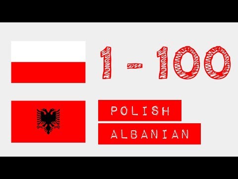 Numrat nga 1 në 100 - polonisht - shqiptar