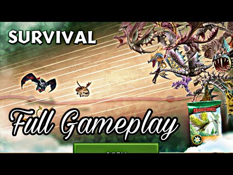NEW SURVIVAL GAUNTLET FULL GAMEPLAY - Dragons: Rise of Berk