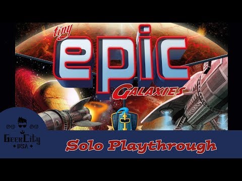 Solo Saturday - Tiny Epic Galaxies - Solo Playthrough