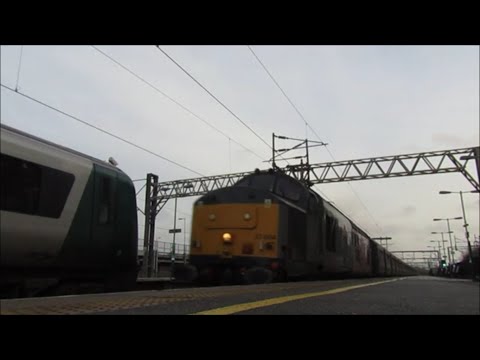 Rail Operations Group 37884 on Orion EMU moves At Berkhamsted and Tring 29/12/21