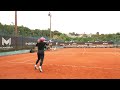 Serena Williams Forehand Slow Motion Back View / セレナのフォア背面（スロー）