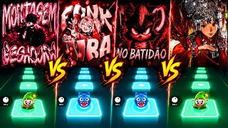 Montagem Segura vs Funk JIRA vs No Batidao Shadow vs Golden Hunter - Tiles Hop - V Gamer 💥🔥