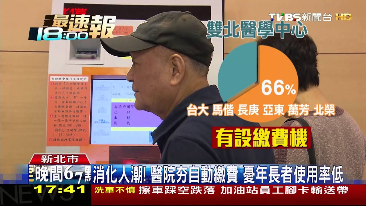 醫院搶快!QRCode繳看診費 1/4病患免排隊