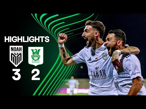Noah 3-2 Olimpija Ljubljana (AGG 7-3) (UEFA Conference League, Play-Off Round, 2nd Leg) | Highlights