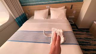 Ocean View Stateroom Tour | Carnival Jubilee Room 4256 | Spacious & Convenient Deck 4 Location!