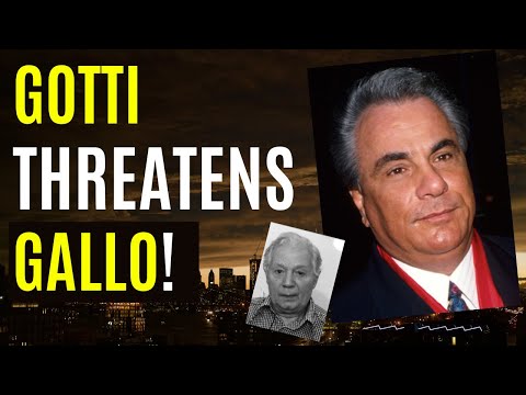 John GOTTI recorded threatening Joe GALLO - Dapper Don issues WARNING to GAMBINO Family CONSIGLIERE