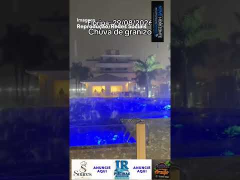 TEMPESTADE DE GRANIZO DEVASTA CIDADES DE SC: MAIS DE 1.000 CASAS SÃO DANIFICADAS
