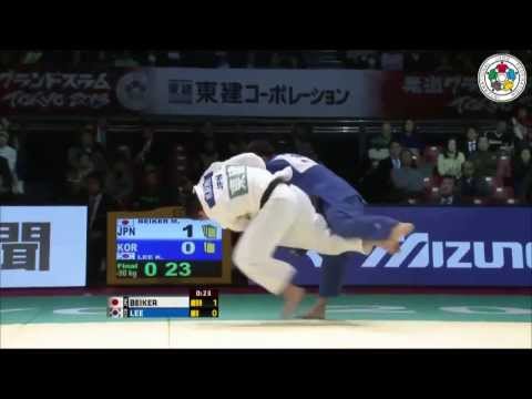 Judo Grand Slam Tokyo 2013: Masyu BEIKER (JPN) - Kyu-Won LEE (KOR) Final [-90kg]