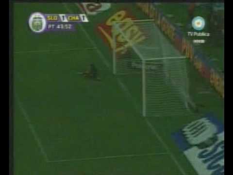 www.tucumanalas7.com.ar: San Lorenzo 1 - Chacarita 1 - Espectacular Chilena de Parra - Clausura 2010
