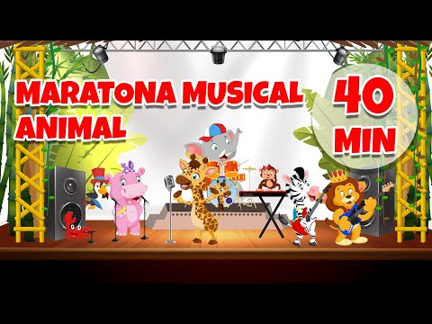 Maratona Musical Animal - Giramille 40 min | Desenho Animado Musical