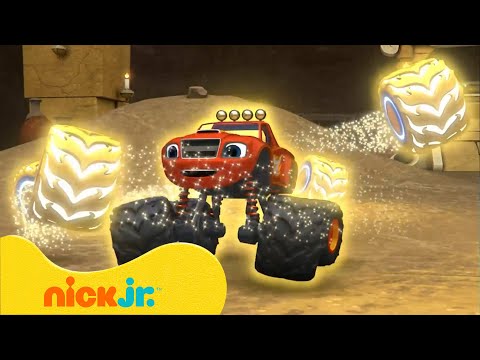 Blaze Finds SUPER Wheels in an Underground Cave! | Blaze and the Monster Machines | Nick Jr. UK