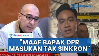 Gibran Tolak Usulan Anggota DPR soal Gerbong Khusus Perokok: Lebih Baik untuk Ibu Hamil atau Difabel