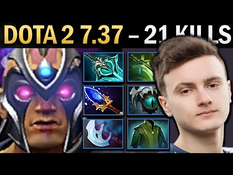Anti-Mage Gameplay Miracle with 21 Kills and Diffusal - TI14
