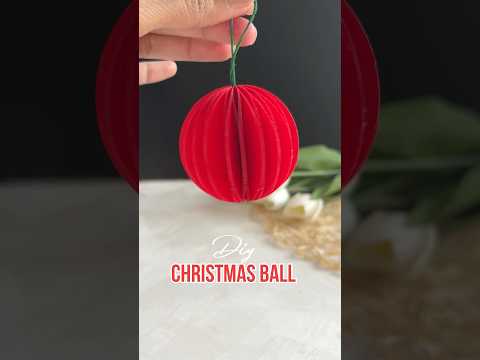 DIY Christmas Ball idea 🧑🏻‍🎄#christmasballs #christmasdecor #christmasdecoration #christmasdiy
